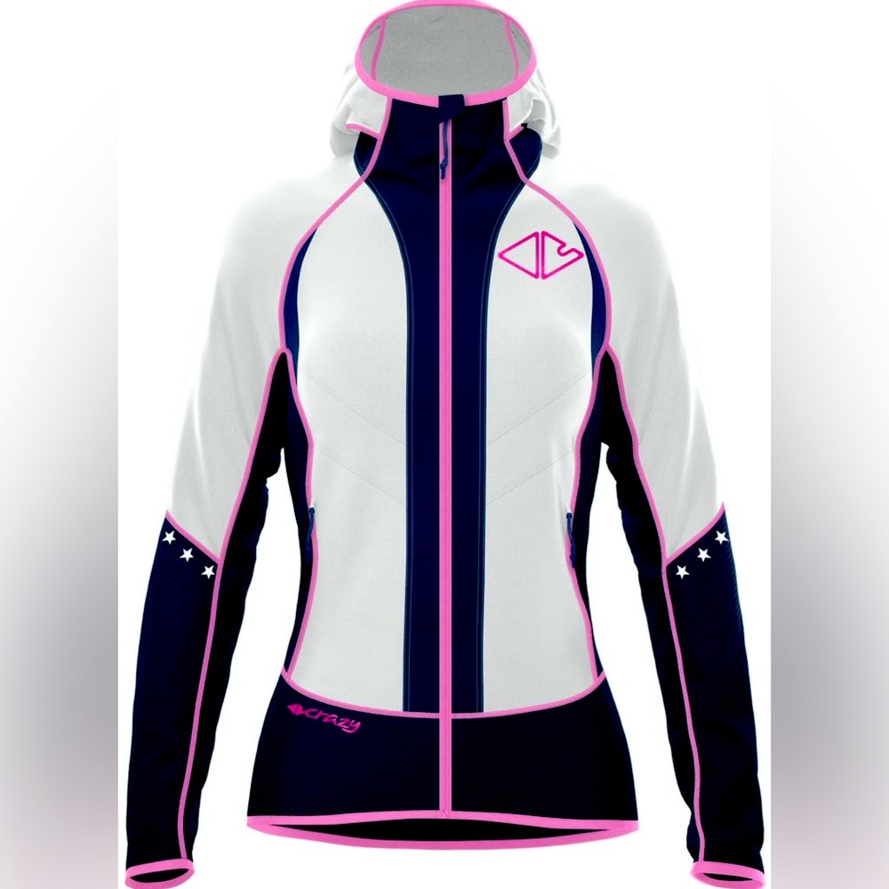 Women’s Italian XS Crazy Idea Mid layer Jacket  Oxygen light size XS